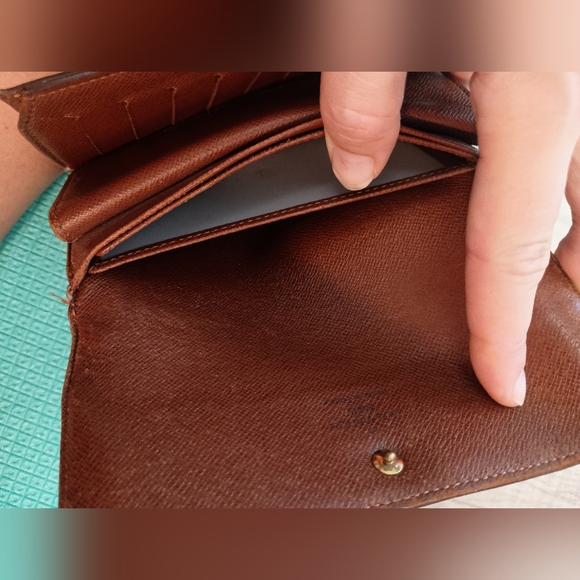 Louis Vuitton Alexandra cloth trifold monogram wallet Authentic - Picture 10 of 14